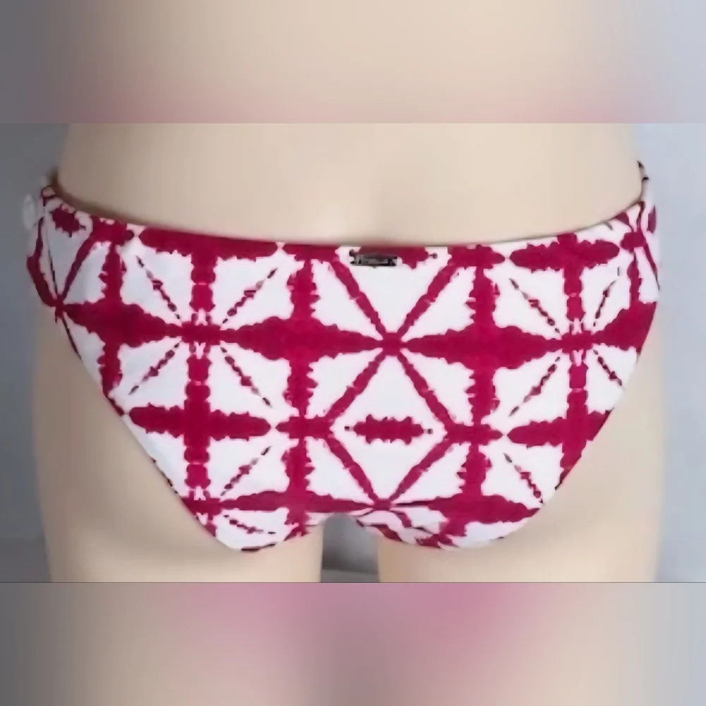 Raisins Dark Red and White Bikini Set NEW with Tags - Picture 7 of 11